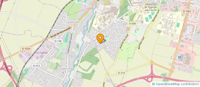 localisation de l'entreprise SCI LES PAPPAS  SALOUEL