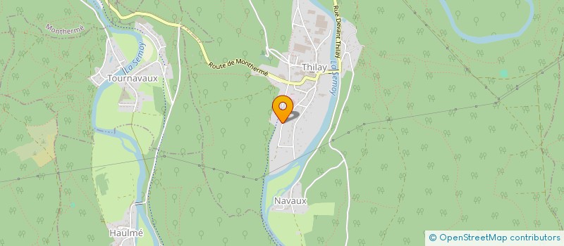 localisation de l'entreprise SCI LES PAQUIS  THILAY