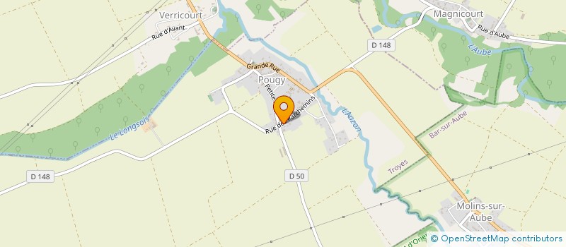 localisation de l'entreprise SCI LES PARCHEMINS  POUGY