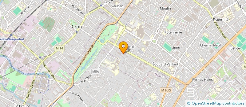 localisation de l'entreprise SCI LES PARISIENNES  ROUBAIX