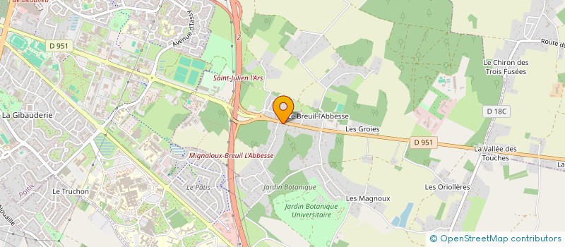 localisation de l'entreprise SCI LES PARMELIAS à MIGNALOUX-BEAUVOIR