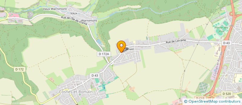 localisation de l'entreprise SCI LES PASSERANDS à LONGWY