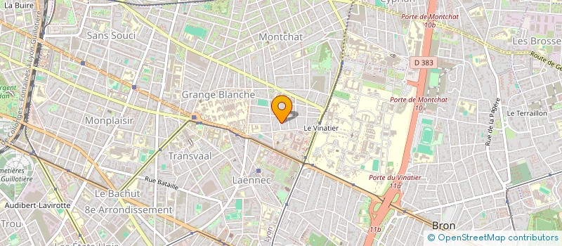 localisation de l'entreprise SCI LES PASSETENAILLES DE TRACOL  LYON