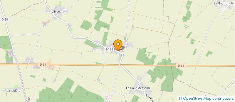 localisation de l'entreprise SCI LES PASSIFLORES  MESSEME