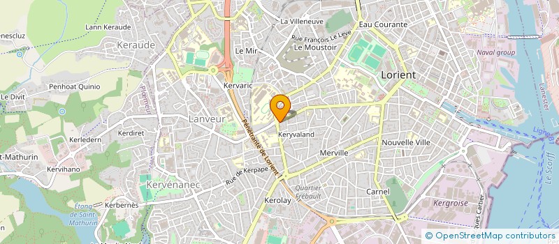 localisation de l'entreprise SCI LES PATANDS  LORIENT