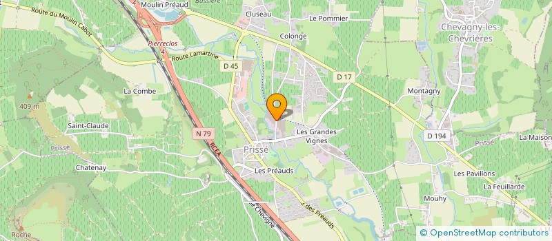 localisation de l'entreprise SCI LES PATENNES  ROCHE-VINEUSE (LA)