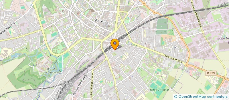 localisation de l'entreprise SCI LES PATINS à ARRAS