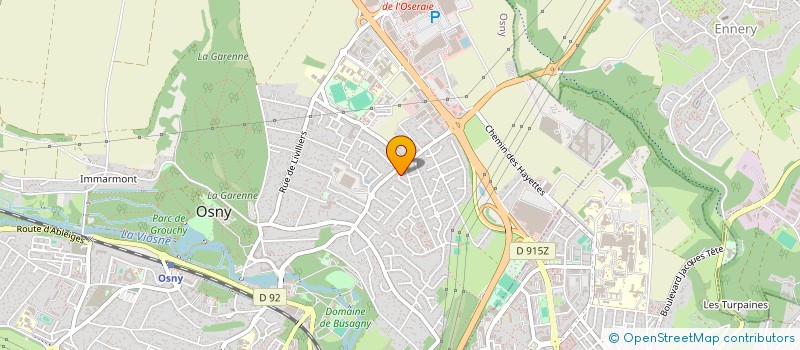 localisation de l'entreprise SCI LES PATIS  OSNY