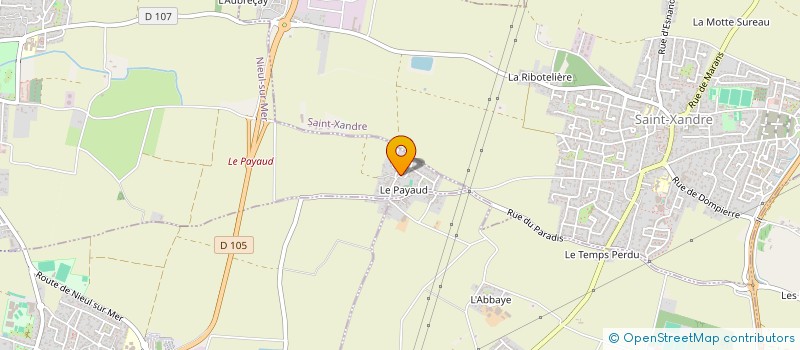 localisation de l'entreprise SCI LES PATUREAUX  NIEUL-SUR-MER