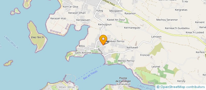 localisation de l'entreprise SCI LES PAUPE  PLOUGUERNEAU