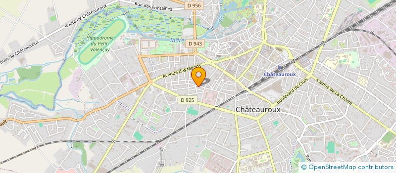 localisation de l'entreprise SCI LES PAUTYS à CHATEAUROUX
