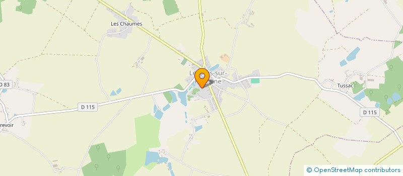 localisation de l'entreprise SCI LES PAVILLONS  LEIGNES-SUR-FONTAINE