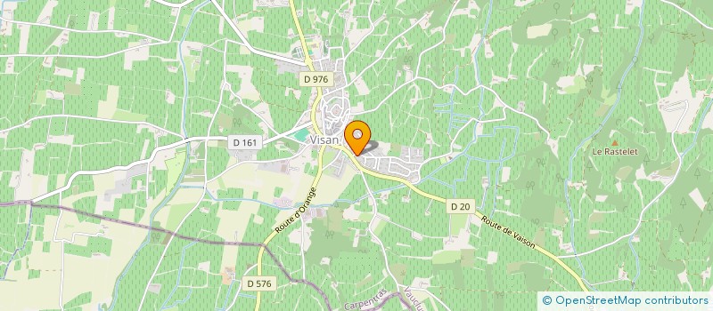 localisation de l'entreprise SCI LES PAYOS GESTION  VISAN