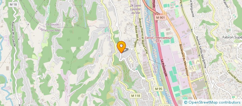 localisation de l'entreprise SCI LES PECHEURS  SAINT-LAURENT-DU-VAR