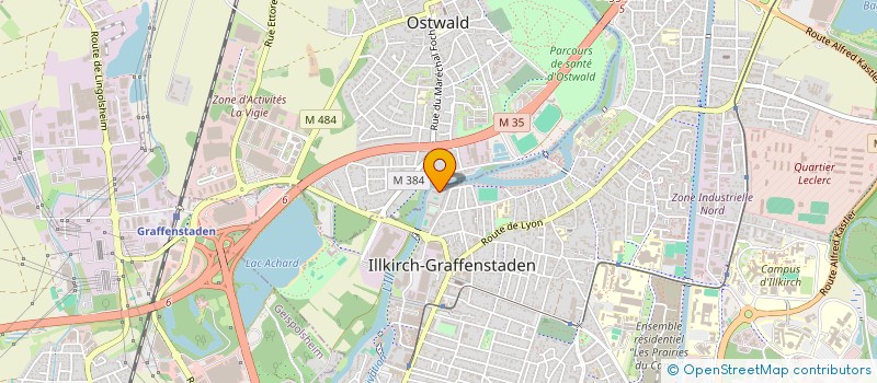 localisation de l'entreprise SCI LES PECHEURS  ILLKIRCH-GRAFFENSTADEN