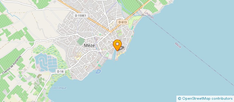 localisation de l'entreprise SCI LES PECHEURS REUNIS à MEZE