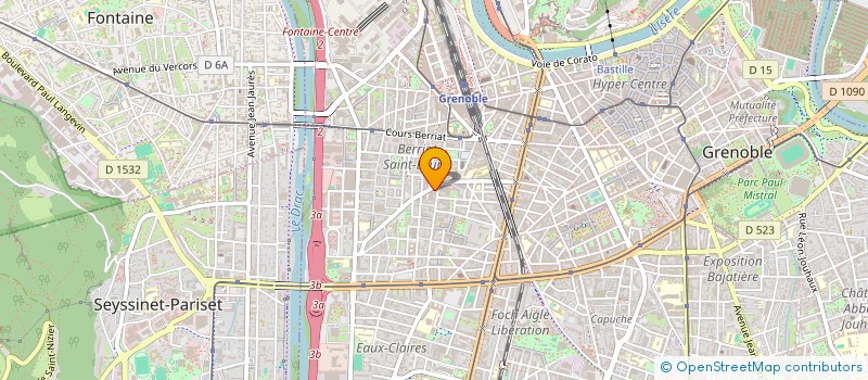 localisation de l'entreprise SCI LES PELLISSIERS  GRENOBLE