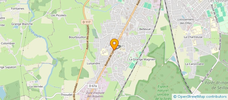 localisation de l'entreprise SCI LES PELUS  PERONNAS