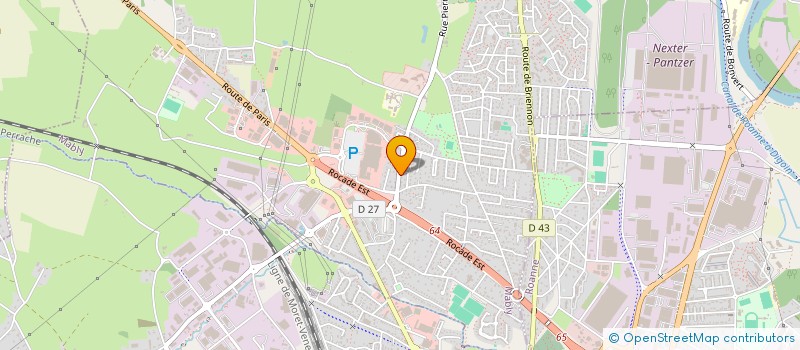 localisation de l'entreprise SCI LES PENATES  MABLY