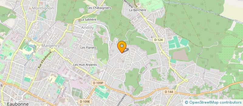 localisation de l'entreprise SCI LES PENICHES  SOISY-SOUS-MONTMORENCY