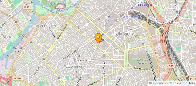 localisation de l'entreprise SCI LES PENITENTES à LILLE