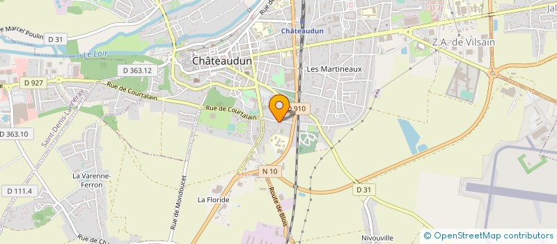 localisation de l'entreprise SCI LES PEPINIERES DU BOIS PIAT à CHATEAUDUN