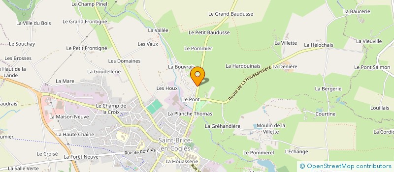 localisation de l'entreprise SCI LES PEPITES  MAEN ROCH