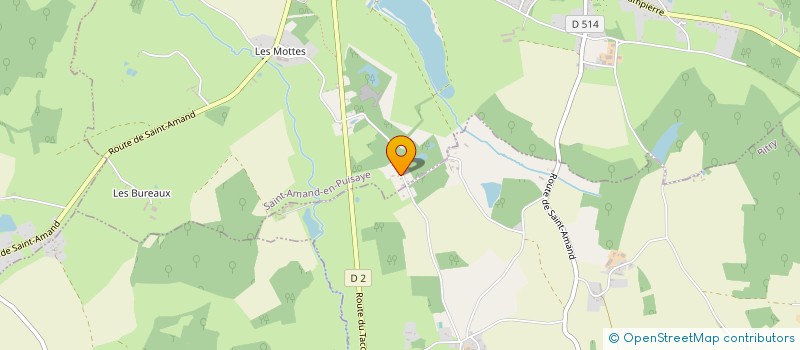 localisation de l'entreprise SCI LES PERCHERS à SAINT-AMAND-EN-PUISAYE