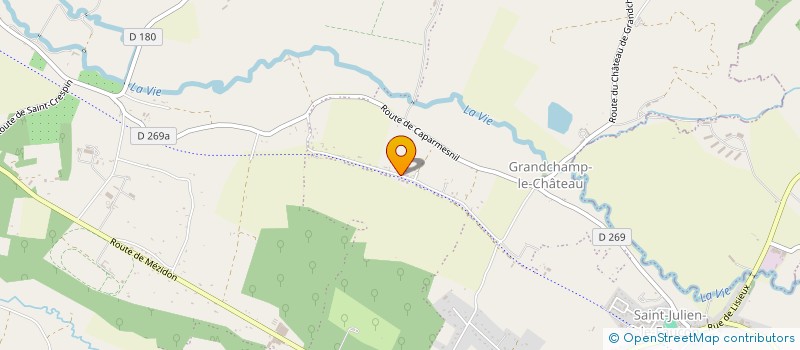 localisation de l'entreprise SCI LES PERCHES  MEZIDON VALLEE D'AUGE