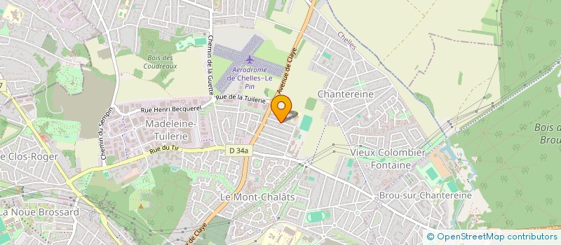 localisation de l'entreprise SCI LES PERDRIX  CHELLES