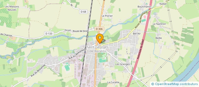 localisation de l'entreprise SCI LES PERELLES  SAINT-GEORGES-DE-RENEINS