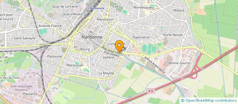localisation de l'entreprise SCI LES PERLES D'AZUR à NARBONNE