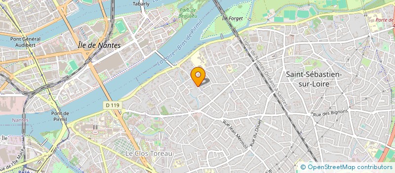 localisation de l'entreprise SCI LES PERLES DE LOIRE à SAINT-SEBASTIEN-SUR-LOIRE