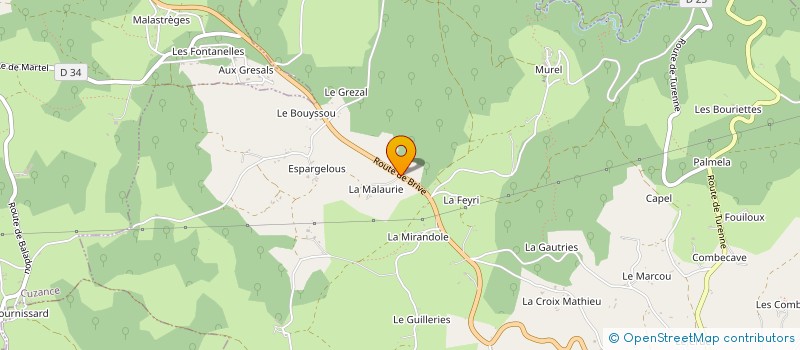 localisation de l'entreprise SCI LES PERLES DE ROSEE  MARTEL