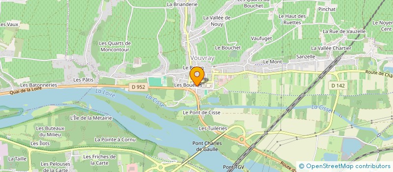 localisation de l'entreprise SCI LES PERREES à VOUVRAY