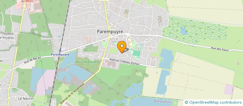 localisation de l'entreprise SCI LES PERREYRES  LE PIAN-MEDOC