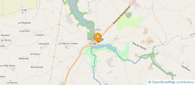 localisation de l'entreprise SCI LES PERRIERES  LAMBALLE-ARMOR