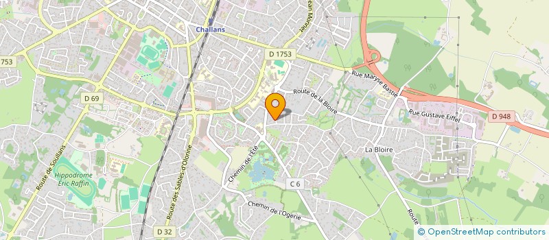 localisation de l'entreprise SCI LES PERRIERES à CHALLANS