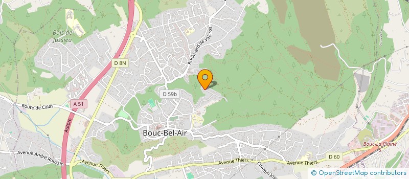 localisation de l'entreprise SCI LES PERRIERS à BOUC-BEL-AIR