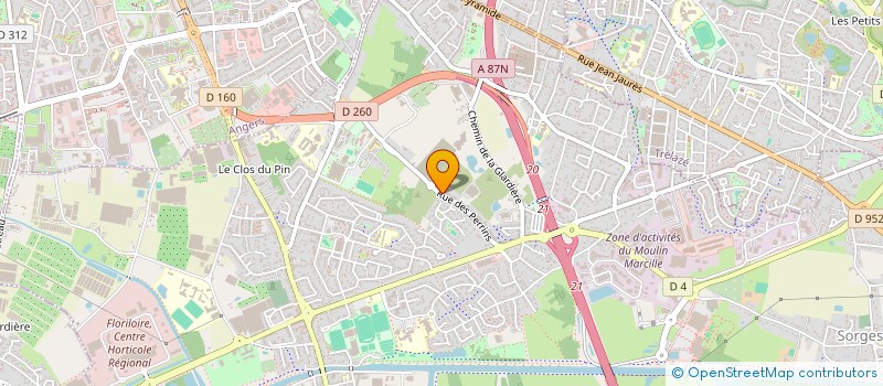 localisation de l'entreprise SCI LES PERRINS  LES PONTS-DE-CE