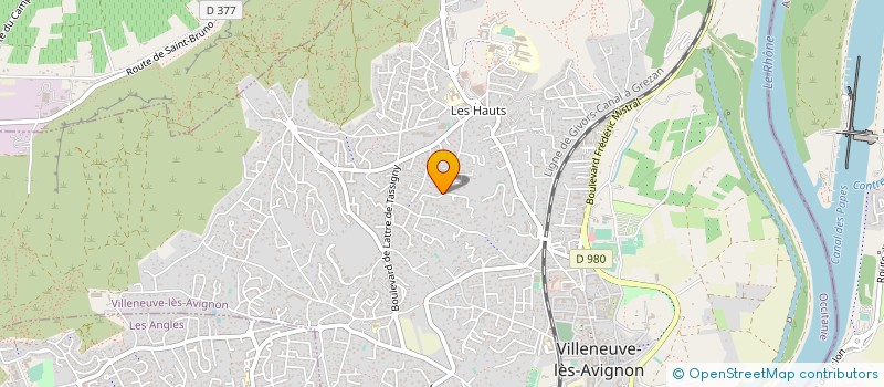 localisation de l'entreprise SCI LES PERROQUETS à VILLENEUVE-LES-AVIGNON