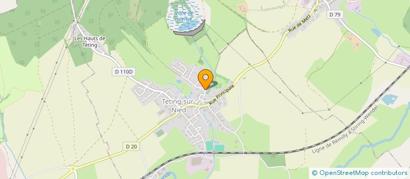 localisation de l'entreprise SCI LES PERRUCHES  TETING-SUR-NIED