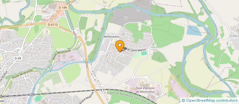 localisation de l'entreprise SCI LES PERSIENNES à CARCASSONNE