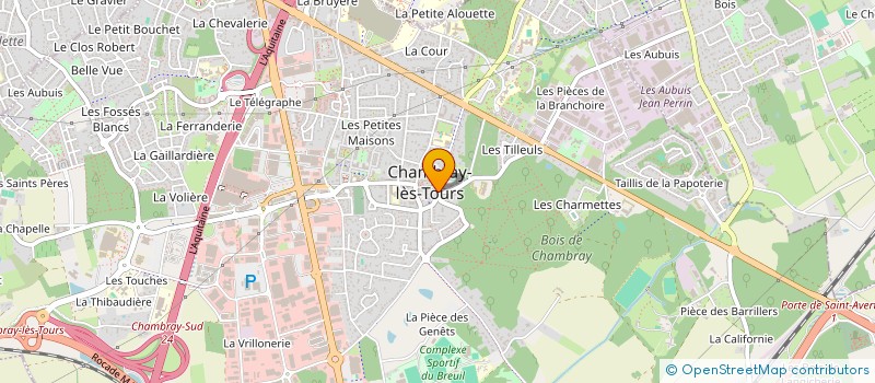 localisation de l'entreprise SCI LES PERVENCHES  CHAMBRAY LES TOURS