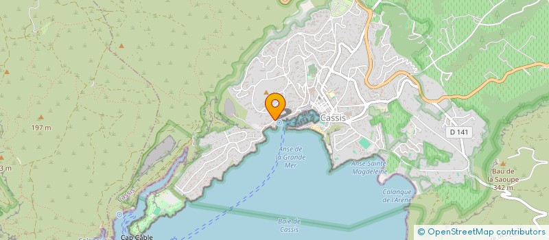 localisation de l'entreprise SCI LES PERVENCHES à CASSIS