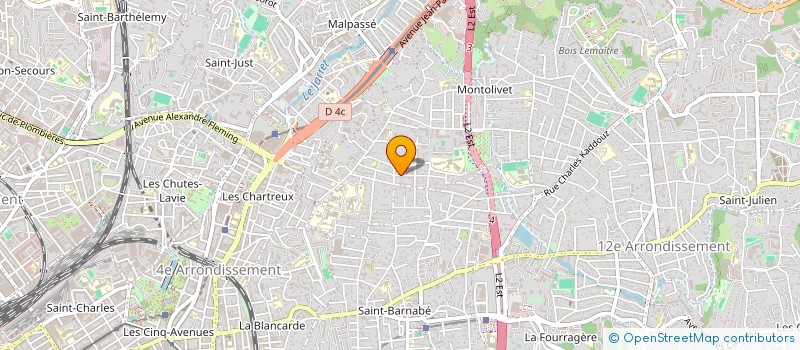 localisation de l'entreprise SCI LES PERVENCHES à MARSEILLE