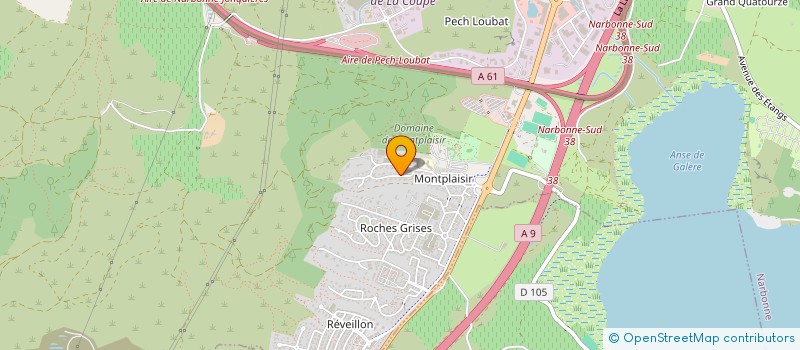 localisation de l'entreprise SCI LES PESTRES  NARBONNE