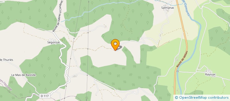 localisation de l'entreprise SCI LES PETITES AILES  CALMELS-ET-LE-VIALA