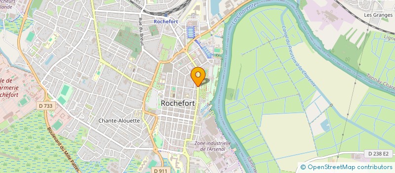 localisation de l'entreprise SCI LES PETITES ALLEES  ROCHEFORT