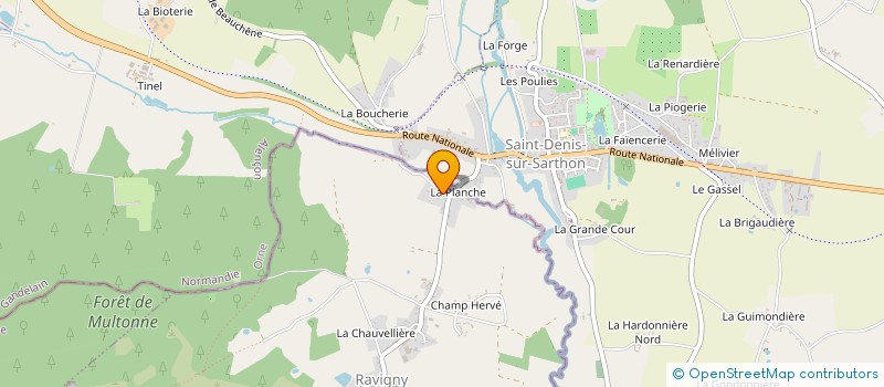 localisation de l'entreprise SCI LES PETITES AUCHES  RAVIGNY